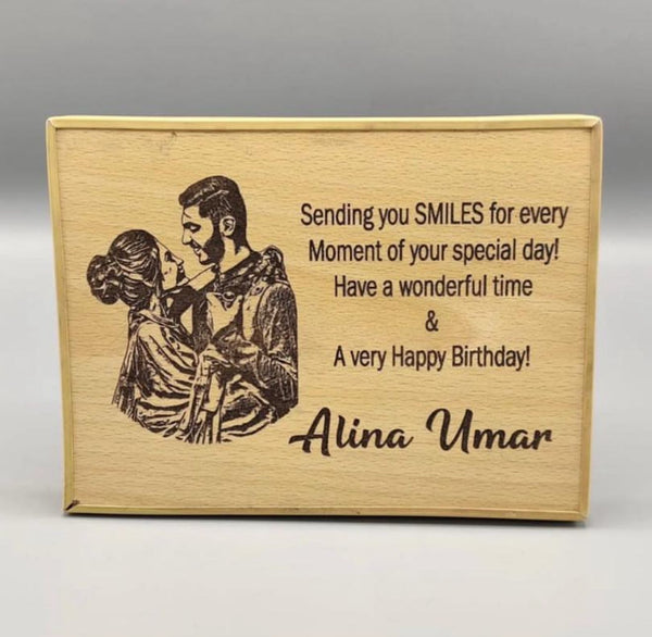 Customize Wooden Plaque