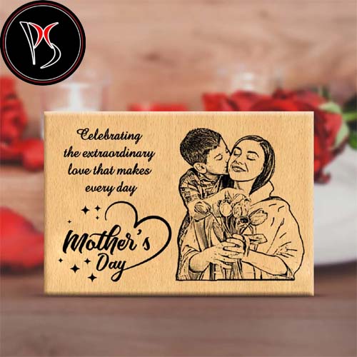 Wooden plaque Engraved Frame Wooden arty work